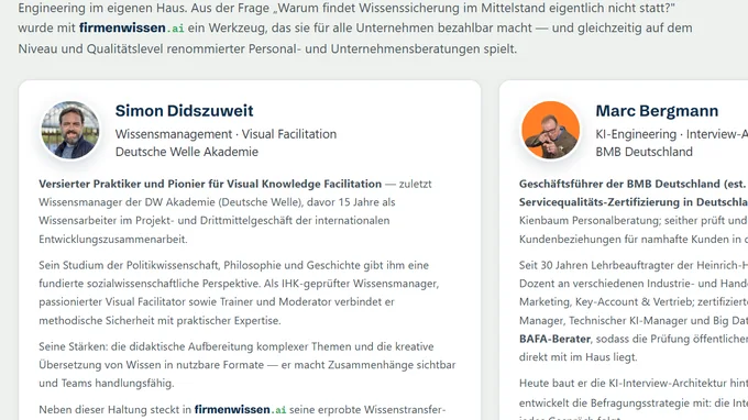 Vorschau: Simon Didszuweit und Marc Bergmann